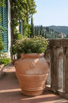 Preview: Klassischer Terracotta-Krug aus Impruneta – Ø 27 cm